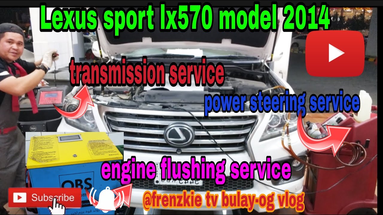 lexus-lx-570-oil-oilfilter-transmission-fluid-steering-fluid-change