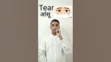 Tear l Indian sign language l Sudhanshu ranjan # Short video # Subscribe .