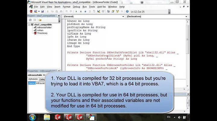 Make 32-bit SolidWorks Macros Compatible with 64-bit SolidWorks