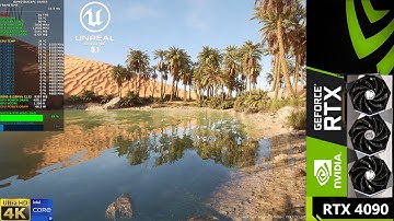 Unreal Engine 5.1 Nanite | Dune Desert Landscape Demo Very High 4K | RTX 4090 | i9 13900K 6.1GHz