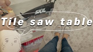 How to use a tile saw table SKIL 7-in Wet Tabletop Tile Saw