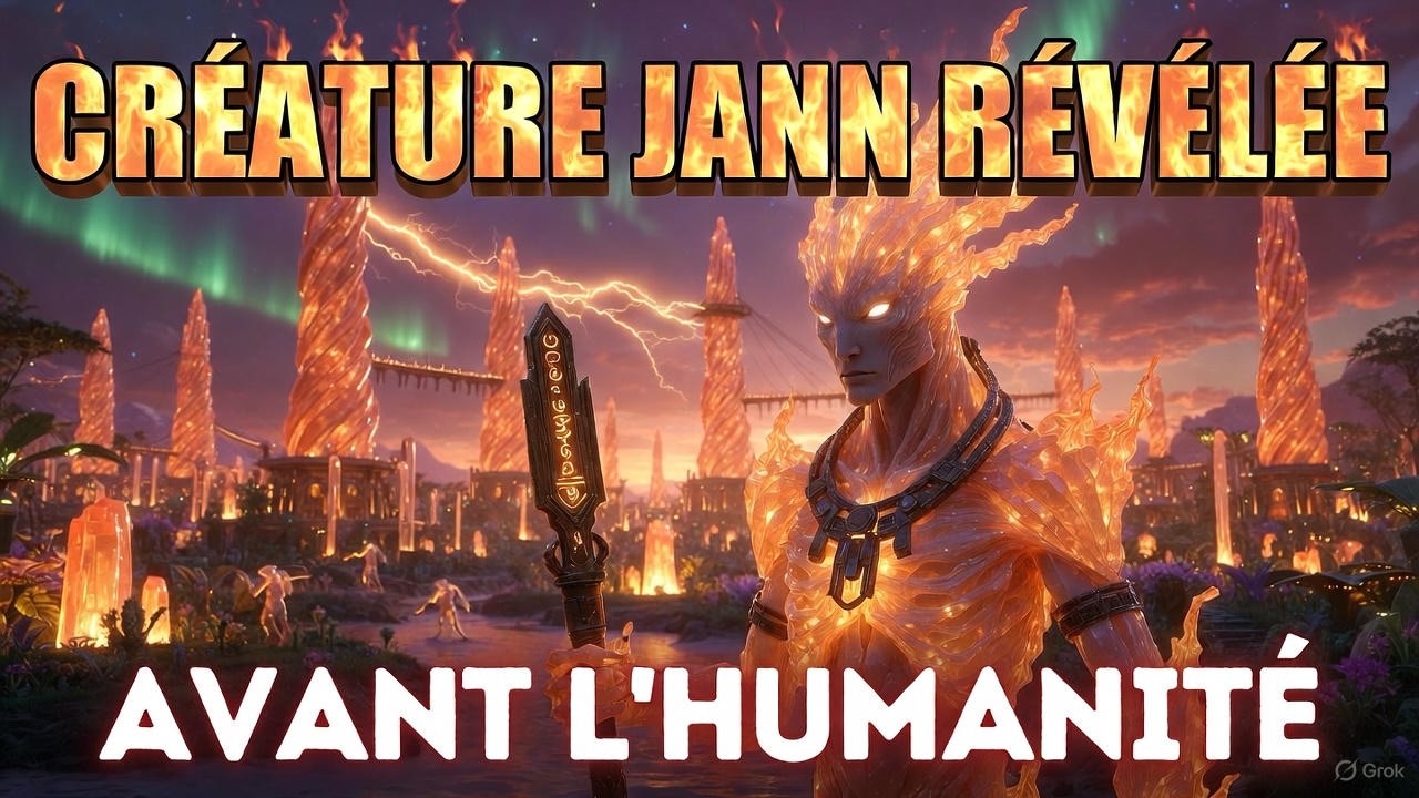 La Créature JANN Révélée  Le Premier Djinn Créé par Allah Avant Toute l'Humanité et Son Règne Oublié