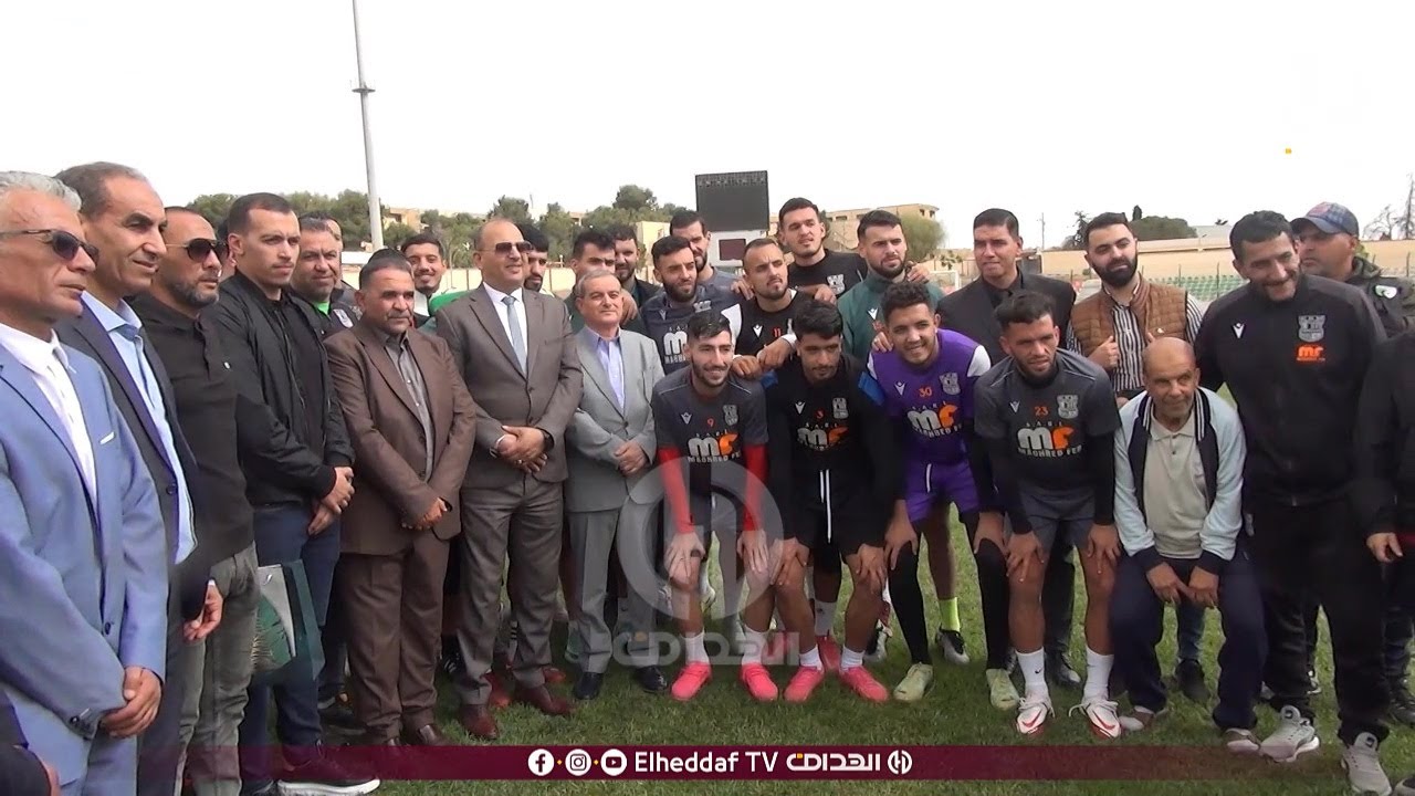 شاهد... والي ولاية مستغانم في زيارة تحفيزية لفريق ترجي مستغانم