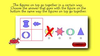 Interactive Practice Question for NNAT  First Grade Level