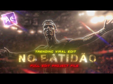 TRENDING NO BATIDAO FULL EDIT 💥|| FREE PROJECT FILE IN DESCRIPTION 👇🏻||#ronaldo #aftereffects