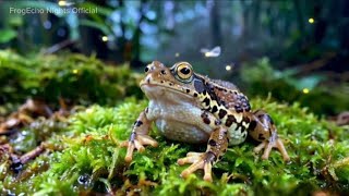 Frog Sounds at Night | Deep Sleep Nature Ambience (2 Hours)