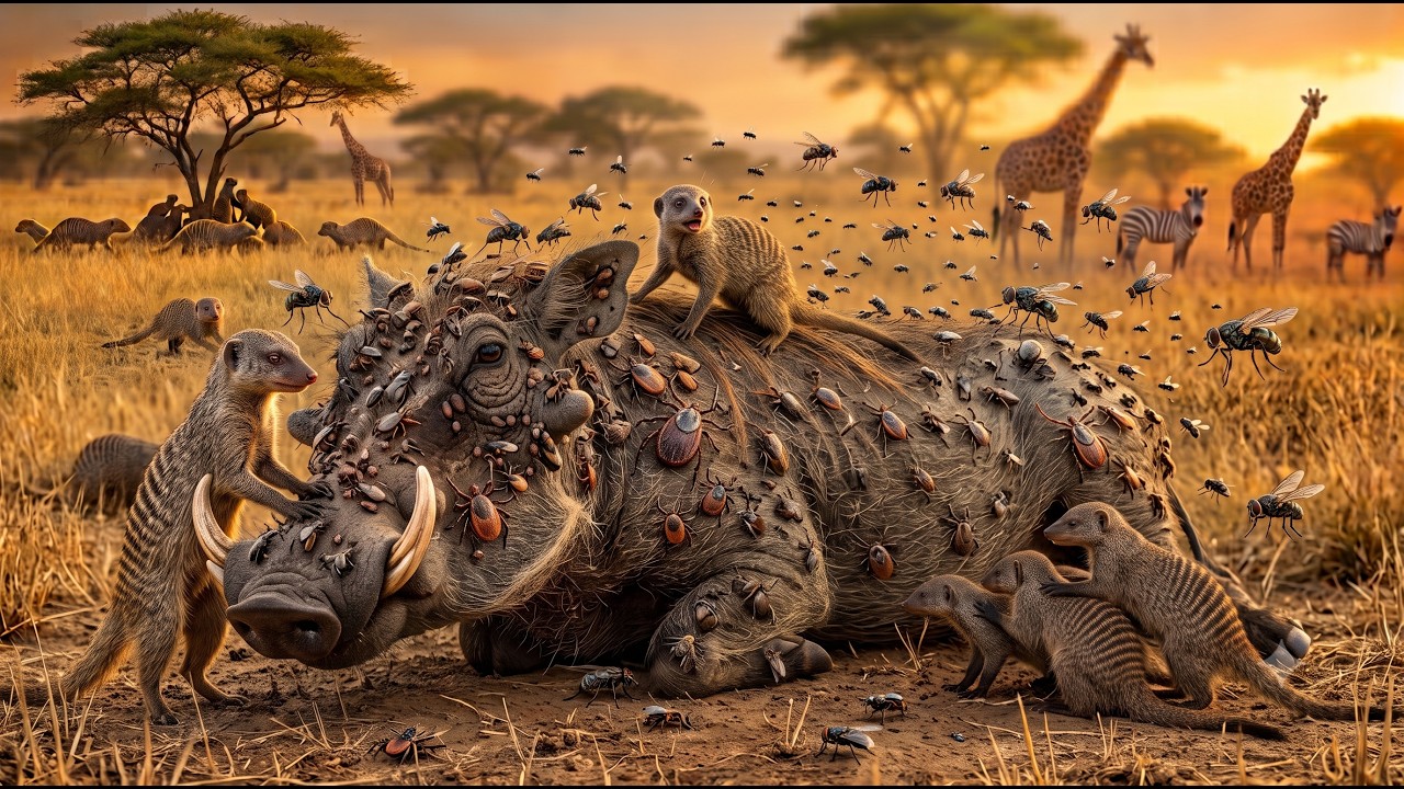 Mutualism in African Savanna: Warthog and Banded Mongoose Partnership
