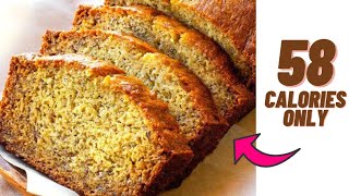 58 CALORIE SUPER SOFT BANANA BREAD- Low calorie banana bread screenshot 5