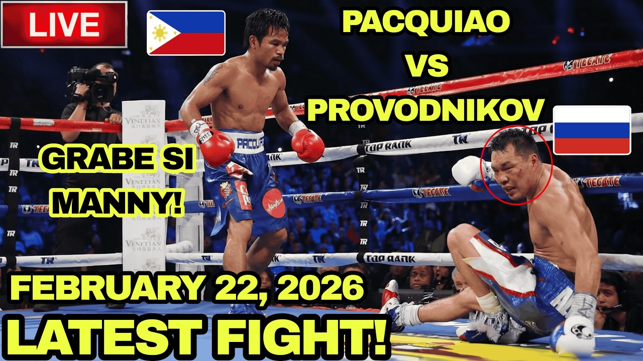 LATEST FIGHT! PACQUIAO VS PROVODNIKOV! KNOCKOUT ANG KALABAN NI MANNY PACQUIAO! FEBRUARY 22, 2026