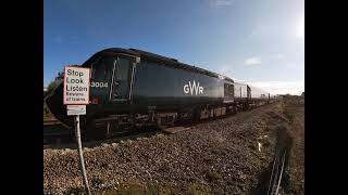 CORNWALL MAIN LINE. Class 43 HST Power car 43004, one of the oldest surviving.