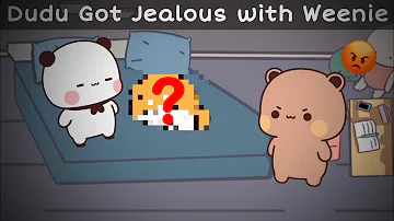 Dudu Got Jealous with Weenie 😡 |Peach Goma| |Animation| |Bubuanddudu|