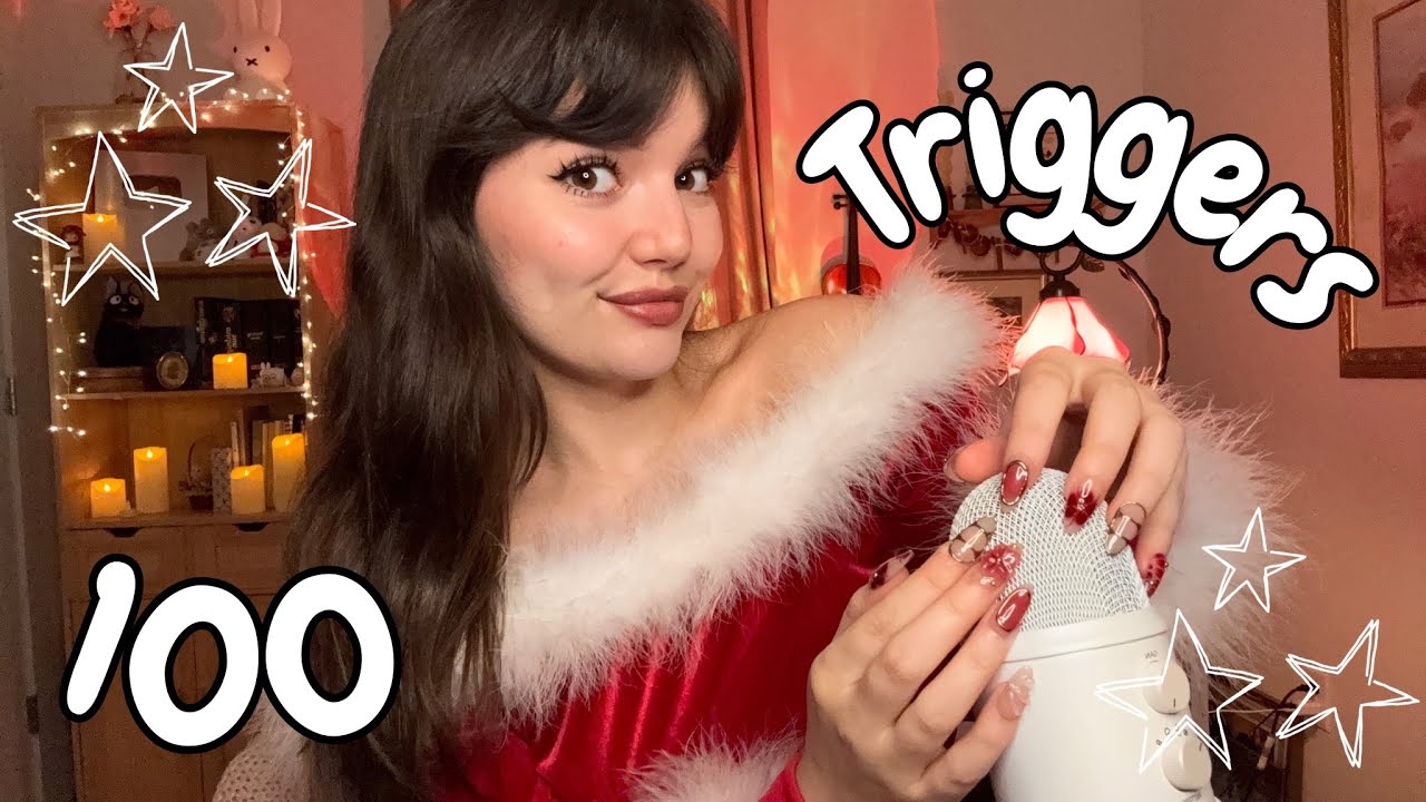 100 Fast and Aggressive ASMR Triggers For 2 Hours (Hand Sounds, Mouth Sounds, Mic Triggers, +)