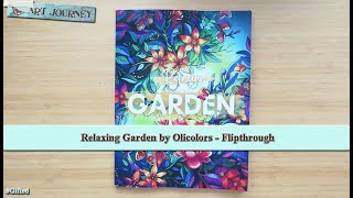 Relaxing Garden Colouring Book By Olicolors - Flipthrough      #gifted