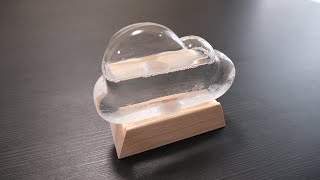 天候で結晶の形が変化する！ おしゃれなインテリア ストームグラス / Storm Glass Cloud