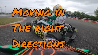 Karting Vlog: ROK Cup Round 3 we are getting the hang of it finally in this 2stroke thing.