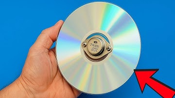 No Internet Needed! Put a 2N3055 on a CD for an INCREDIBLE Result