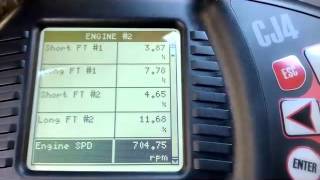 (lexus es300) dirty maf sensor and fuel trim numbers