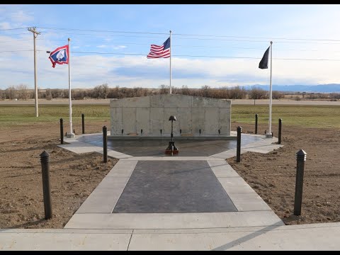 Tongue River Middle School Veterans Memorial Wall 2021