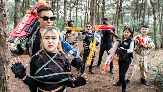 LTT Game Nerf War : Warriors SEAL X Nerf Guns Fight Mr Close Crazy Group Of Thieves Robbed The Villa