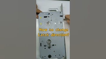 Change Left/Right and Latch direction of S6068X mortise, for Tenon smart lock E3/E5/E5C/T109