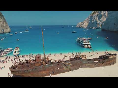 Kyllini to Zakynthos tourist trip [4k cinematic drone footage | Navagio | Agios Nikolaios]