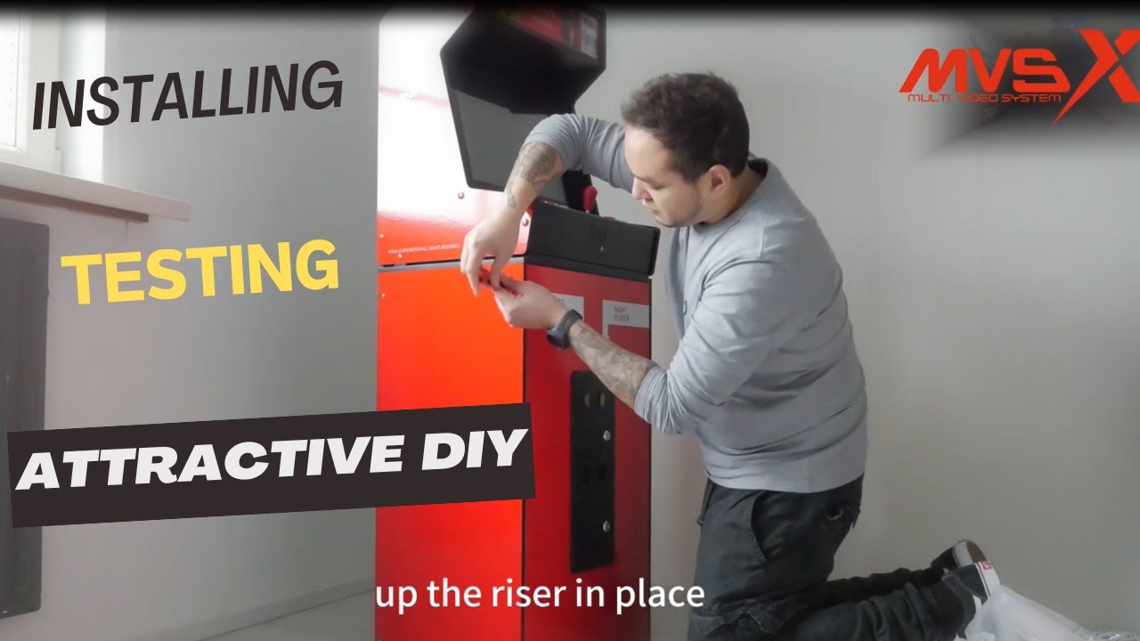 Installing & Testing the SNK MVSX Arcade Cabinet Combo with DIY