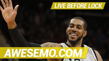 Yahoo, FanDuel & DraftKings NBA DFS Live Before Lock - Tue 1/29 - Awesemo.com
