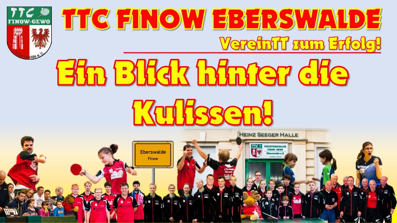 TTC Finow Eberswalde - Ein Blick hinter die Kulissen
