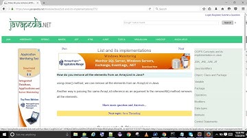 How do you remove all the elements from an ArrayList in Java? | javapedia.net