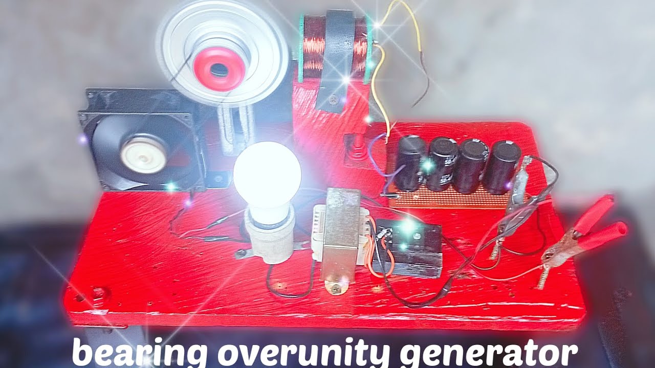 Renewable bearing overunity generator: How does it really work?#pmg # ...