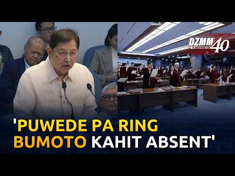 Absent senator-judge may still vote: Azcuna | DZMM (16 September 2026)