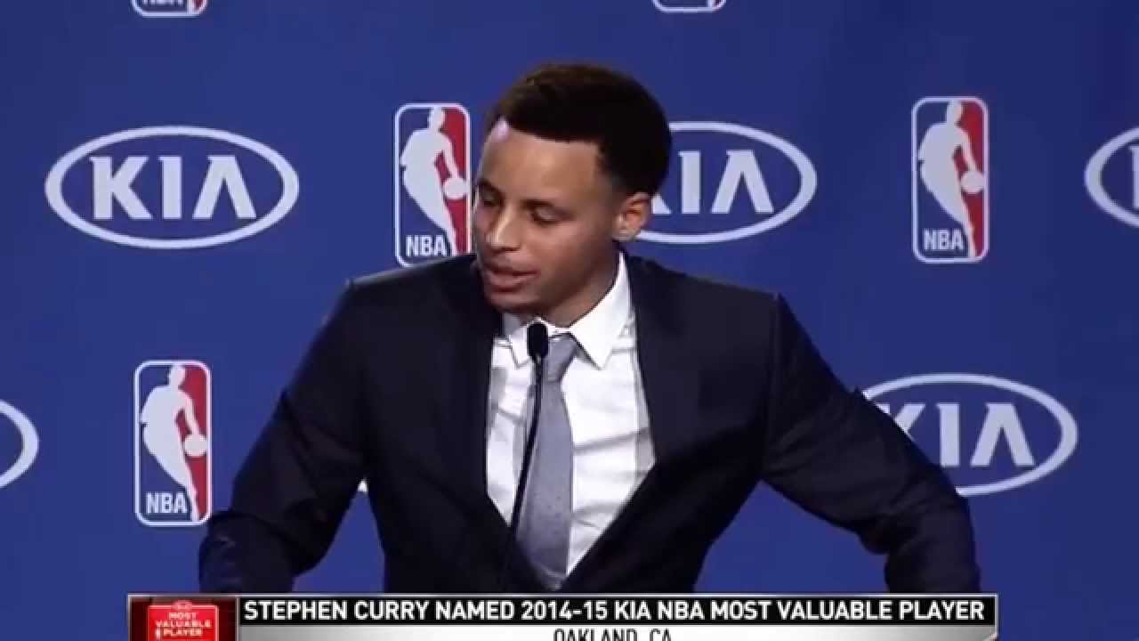 Stephen Curry MVP Speech Full Length - YouTube