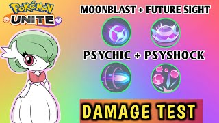 Gardevoir All Moveset Damage Test Pokemon Unite Gardevoir