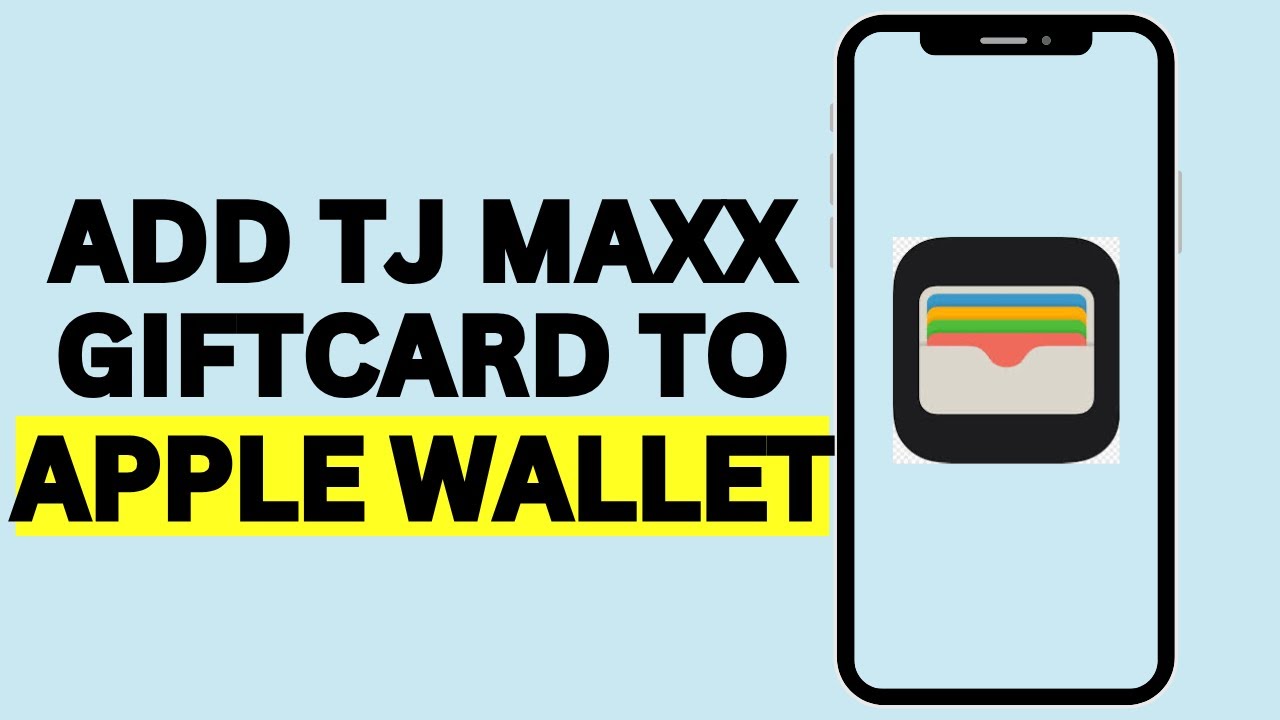 Watch How To Add TJ Maxx Gift Card To Apple Wallet (Working) on YouTube Watch How To Add TJ Maxx Gift Card To Apple Wallet (Working) on YouTube