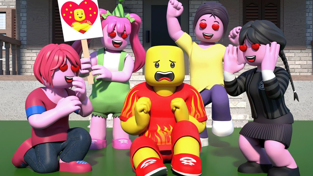 ROBLOX Brookhaven 🏡RP: Noob's CRAZY Fanclub in Brookhaven RP