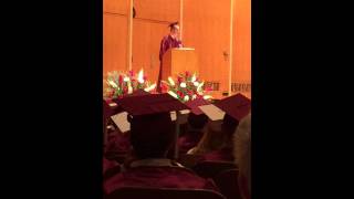 Benjamin Schafer Valedictorian Speech