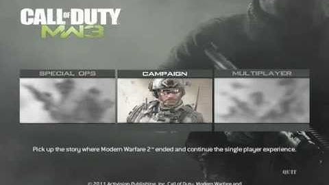 Menu Call of Duty MW3 para CS 1.6
