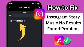 How to Fix Instagram Story Music No results found Problem | Instagram Music Not Working