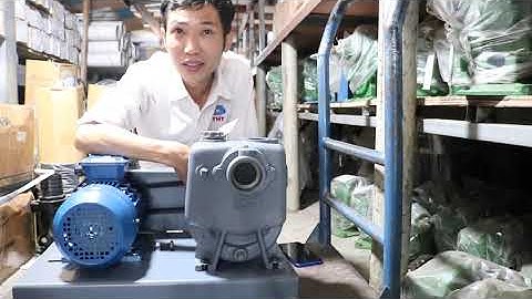 Bơm nước thải trục ngang Ebara SQPB: cánh bơm kiểu hở, lưu lượng lớn | Thuận Hiệp Thành