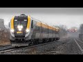 Fast trains through danforth go go transit   via rail  new via siemens set december 17 2023