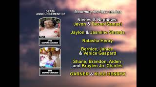 Ettie Gaspard-Cazaubon Long Obituary