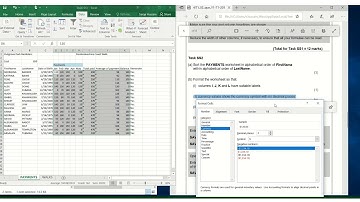 iGCSE ICT - Spreadsheets - Task SS2 Explanation