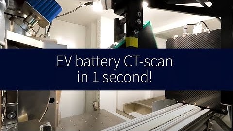 1 second X-ray CT of an EV battery cell