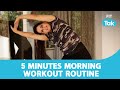 Morning Workout Routine | 5 Minutes Head To Toe Workout | Burn It Out With Meenal | Fit Tak