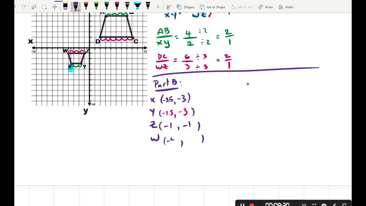 8th grade math Chapter 7 practice test problem 4 and 5 - YouTube