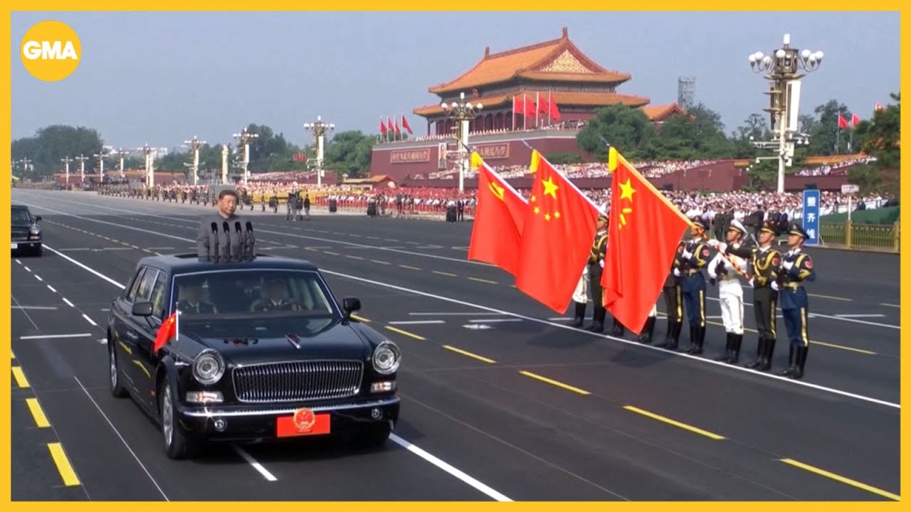 Inside China’s massive military parade