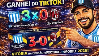 CRAQUE VIRTUAL EFOOTBALL vs TIKTOK: QUEM LEVOU A MELHOR NA DIVISÃO EFOOTBALL MOBILE 2026 ??
