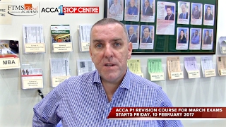 ACCA P1 Revision Course for March Exams by Marty Windle