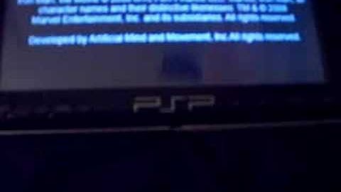 the psp memorystick fuked up