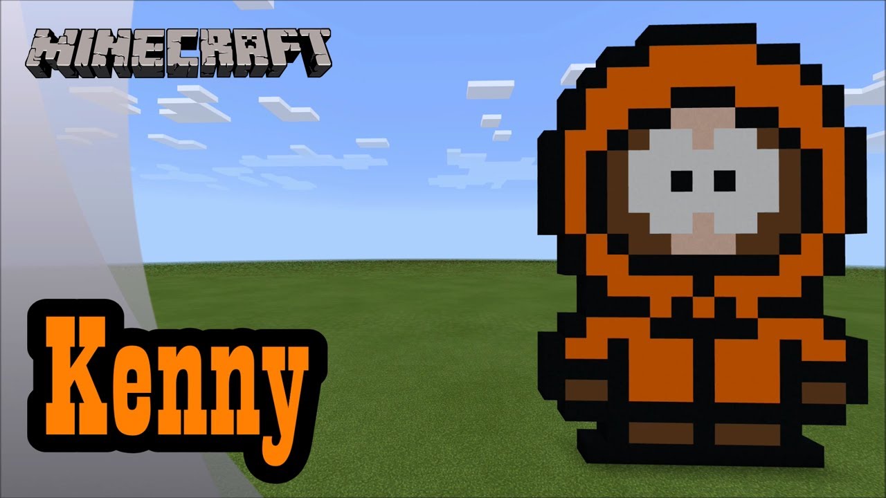 Minecraft: Pixel Art Tutorial and Showcase: Kenny (South Park) - YouTube